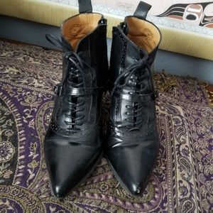 Fluevog Bronte Half Truth Booties 6